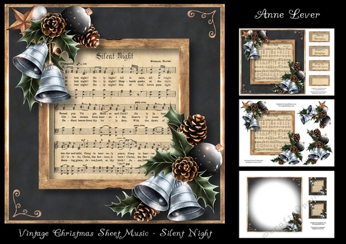 Vintage Christmas Sheet Music - Silent Night