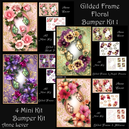 Gilded Frame Floral Bumper Kit 1