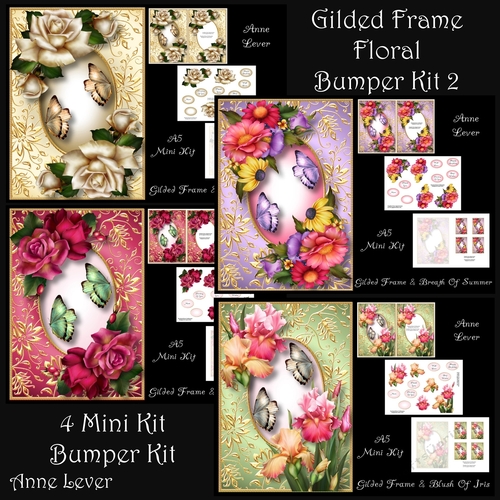 Gilded Frame Floral Bumper Kit 2