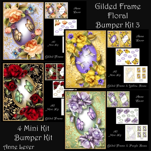 Gilded Frame Floral Bumper Kit 3