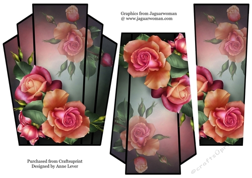 Persian Roses Art Deco Stacker