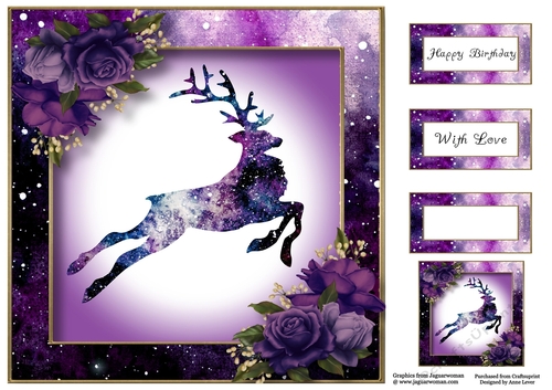 Female Purple Nebula Stag 8x8