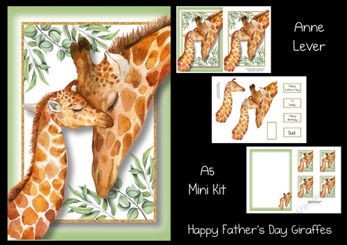 Happy Fathers Day Giraffes