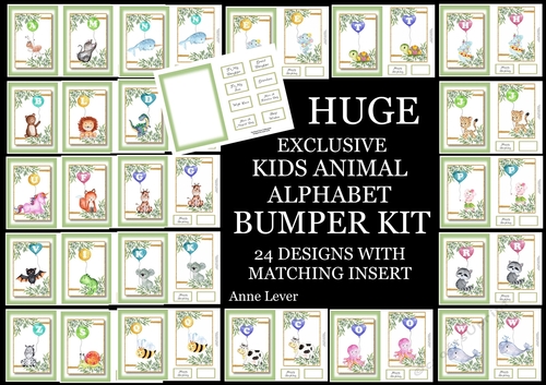 Huge Kids Animal Alphabet Bumper Kit