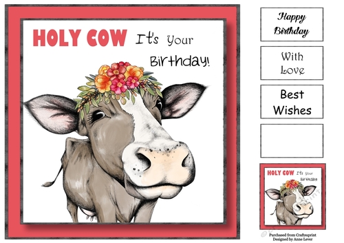 HOLY COW Its Your Birthday! 8x8