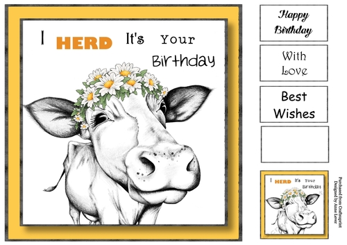 I HERD Its Your Birthday! 8x8