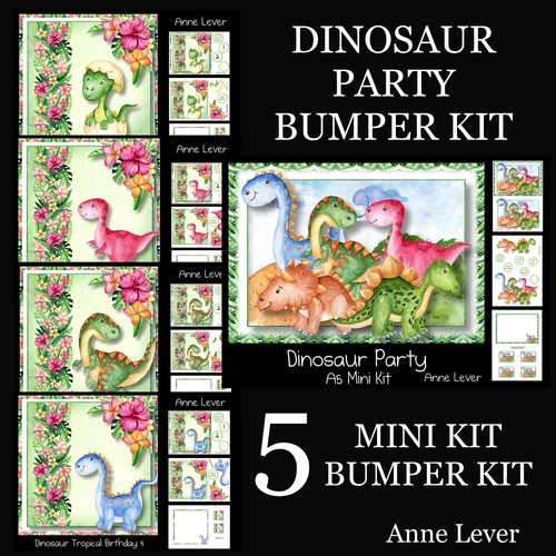 Dinosaur Party Bumper Kit (5 Minikits)