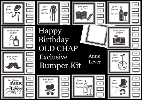 Happy Birthday OLD CHAP Exclusive Bumper Kit