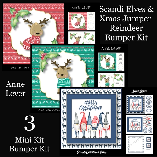Scandi Elves & Xmas Jumper Reindeer Bumper Kit