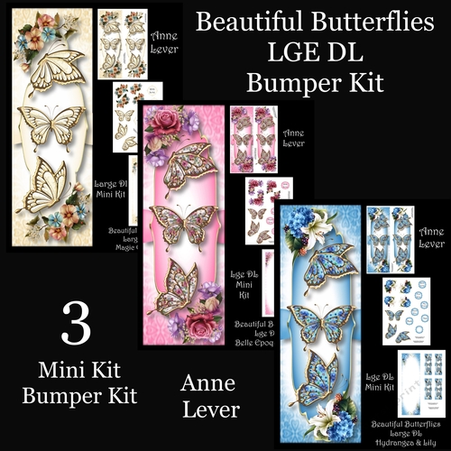 Beautiful Butterflies LGE DL Bumper Kit