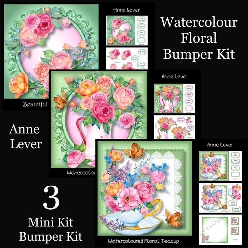Watercolour Floral Bumper Kit