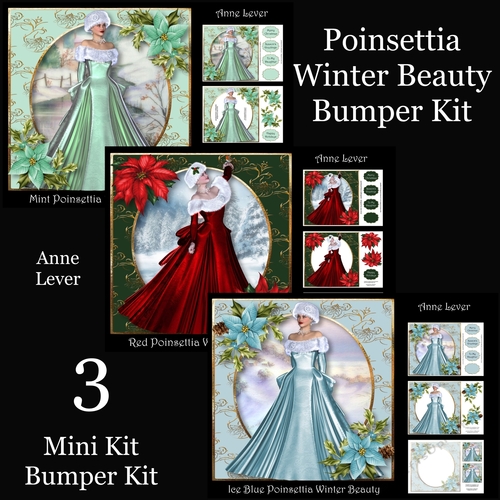 Poinsettia Winter Beauty Bumper Kit 2