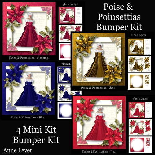 Poise & Poinsettias Bumper Kit