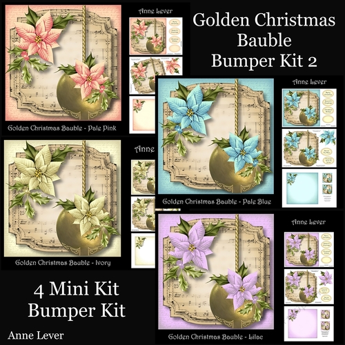 Golden Christmas Bauble Bumper Kit 2