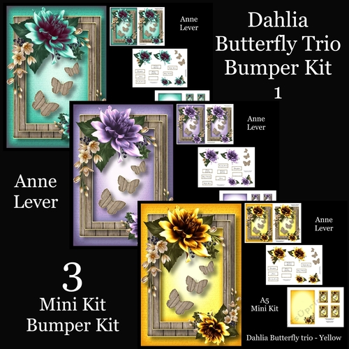 Dahlia Butterfly Trio Bumper Kit 1