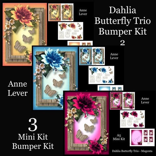 Dahlia Butterfly Trio Bumper Kit 2