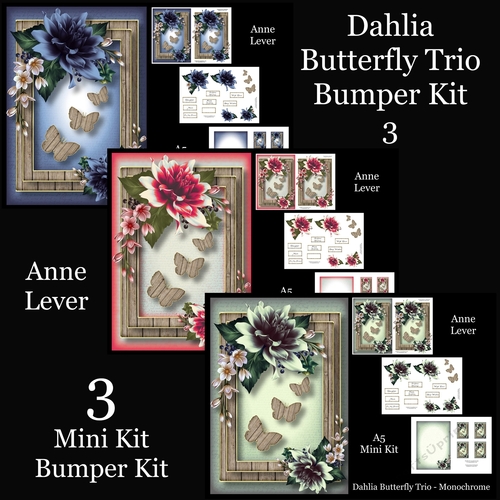 Dahlia Butterfly Trio Bumper Kit 3