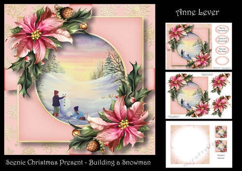 Scenic Christmas Present - Building A Snowman