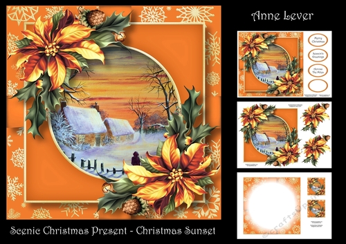Scenic Christmas Present - Christmas Sunset