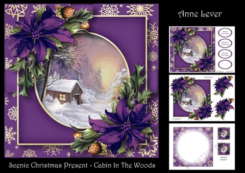 Scenic Christmas Present - Cabin In The Woods