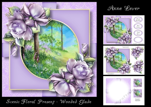 Scenic Floral Present - Wooded Glade