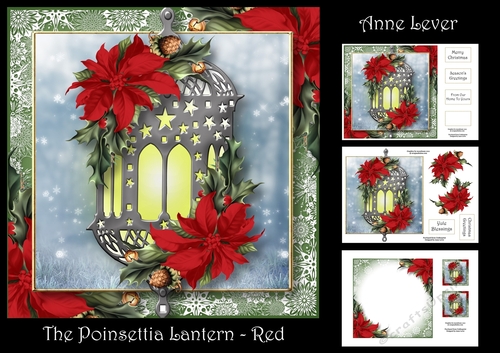 The Poinsettia Lantern - red