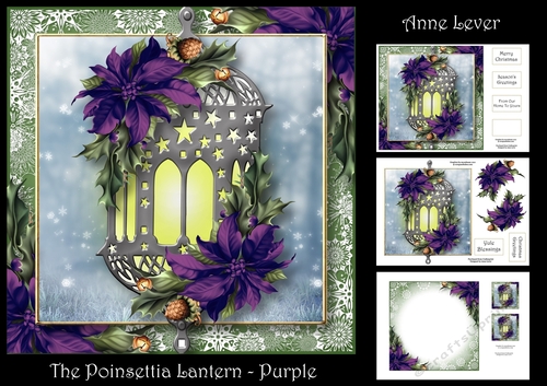 The Poinsettia Lantern - Purple