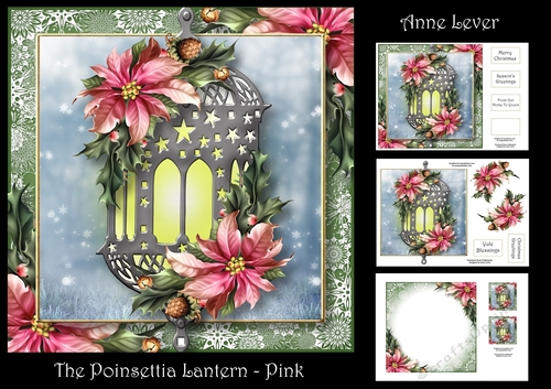 The Poinsettia Lantern - Pink
