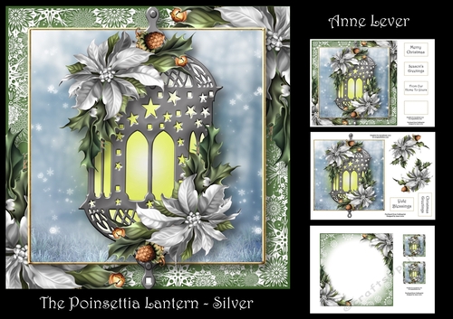 The Poinsettia Lantern - Silver