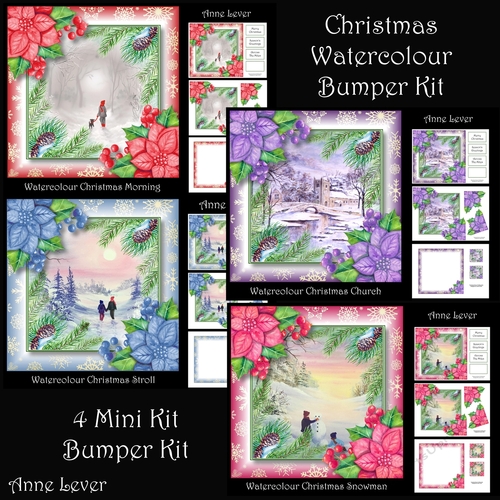 Christmas Watercolour Bumper Kit