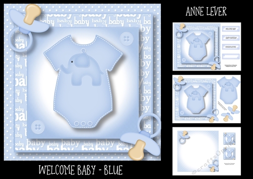 Welcome Baby - Blue