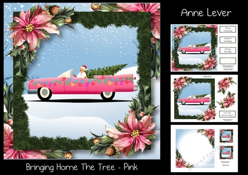 Bringing Home The Tree - Pink