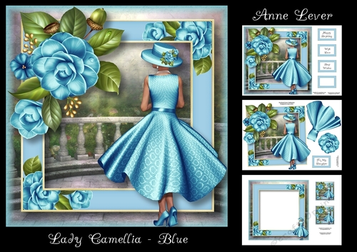 Lady Camellia - Blue