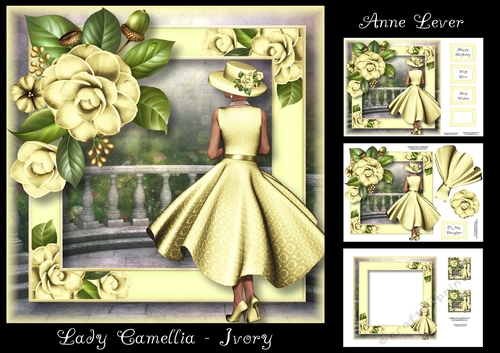 Lady Camellia - Ivory
