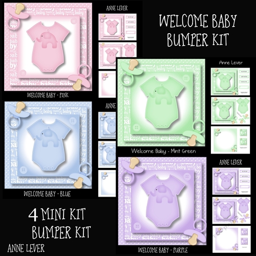 Welcome Baby Bumper Kit