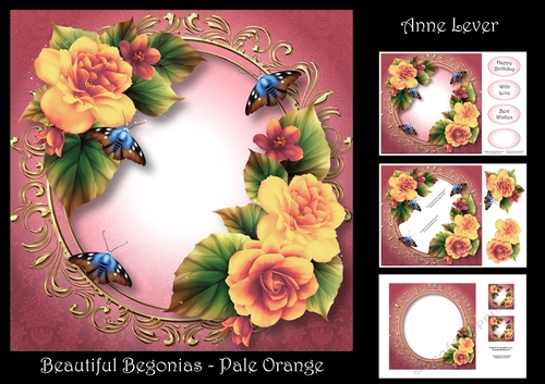 Beautiful Begonias - Pale Orange