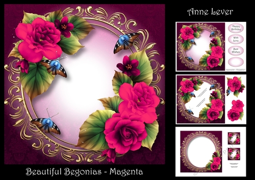 Beautiful Begonias - Magenta