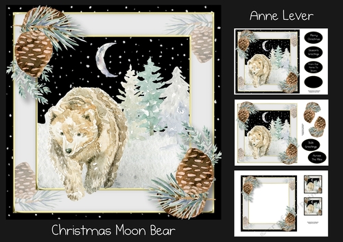 Christmas Moon Bear