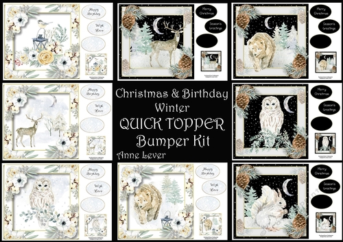 Christmas & Birthday Winter QUICK TOPPER Bumper Kit