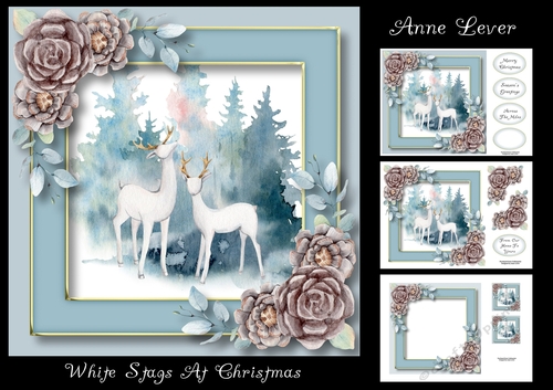 White Stags At Christmas