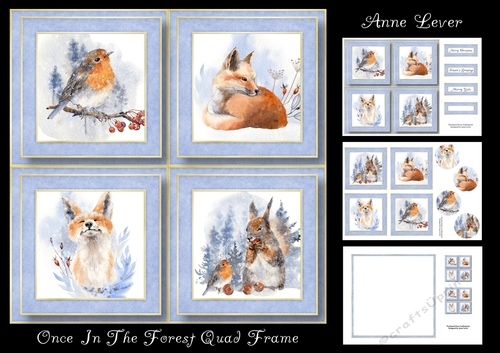 Once In The Forest Quad Frame