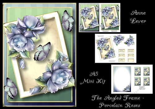 The Angled Frame - Porcelain Roses