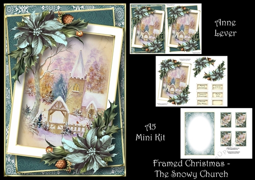 Framed Christmas - The Snowy Church