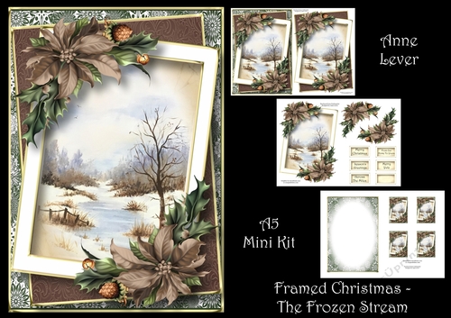 Framed Christmas - The Frozen Stream
