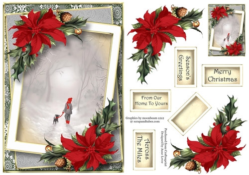 Framed Christmas - The Morning Walk A5