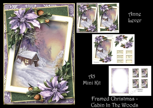 Framed Christmas - Cabin In The Woods