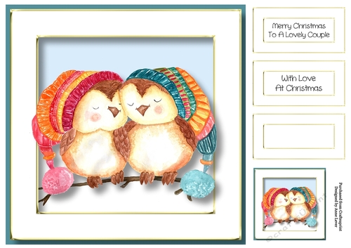 Merry Christmas To A Lovely Couple 8x8