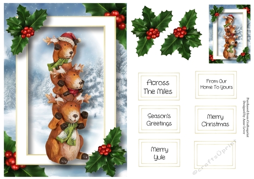 Stack Of Reindeer A5