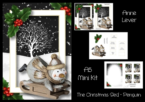 The Christmas Sled - Penguin