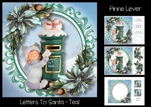 Letters For Santa - Teal